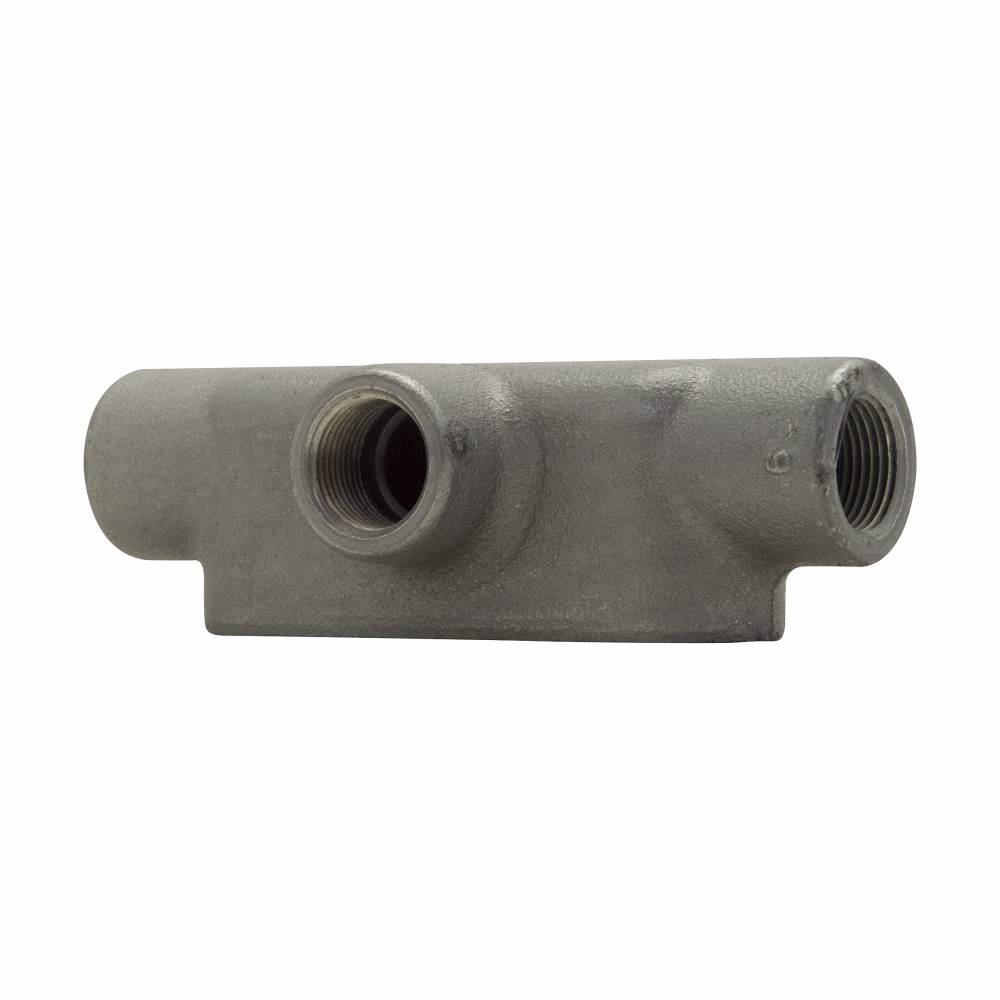 T&B® BlueKote® T78 Type T Conduit Body, 2-1/2 in Hub, Form 8 Form, 110 cu-in Capacity, Iron, Epoxy Powder Coated/Zinc Plated