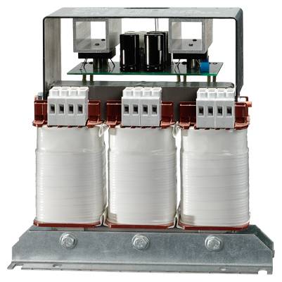 Siemens 4AV3102-2EB00-0A Safety Isolating Transformer, 575/600/500 to 460/480/400/415/230/240/200 VAC Primary, 24 VDC Secondary, 0.324 kW Power Rating, 50/60 Hz, 3 Phase