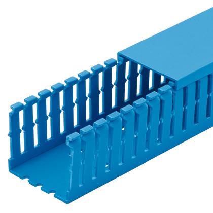 Panduit® Panduct® F1.5X1.5IB6 Type F Base Wiring Duct, 0.2 in Narrow Slot Slot, 1-3/4 in W x 1-1/2 in D, PVC