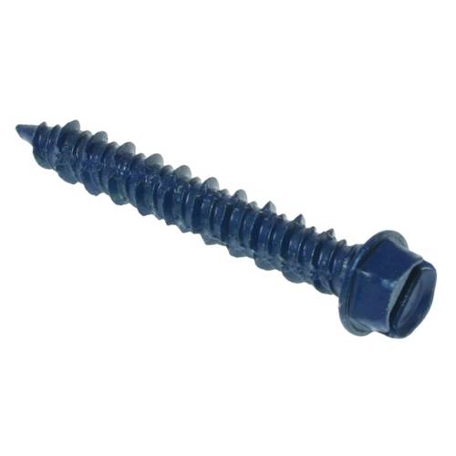 Metallics CSH60F Tapping Screw, 1/4 in Dia, 4 in OAL, Steel