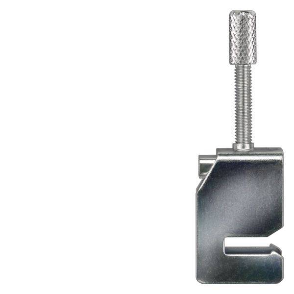 Siemens 8WH91300MA00 Shield Terminal, For Use With 8WH ALPHA FIX Terminal Block, 35 mm DIN Rail Mount, Screw Connection, 17 mm Spacing Contact, 3 to 14 mm Dia Terminal, Metal, Gray