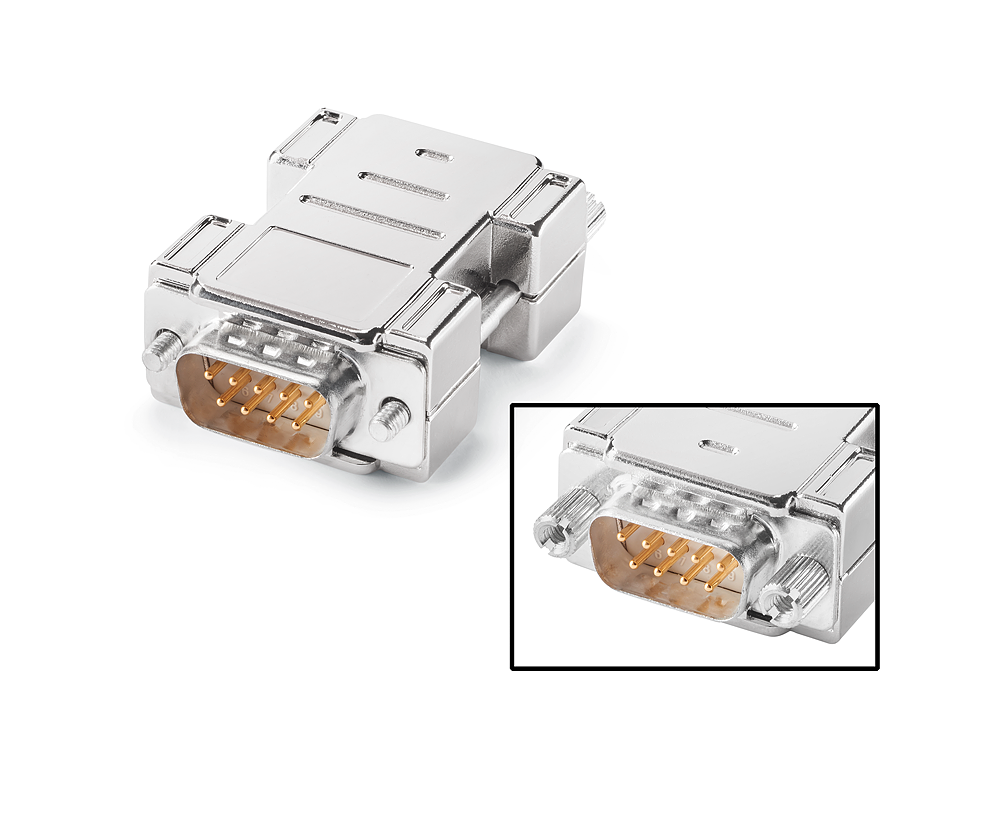 Siemens 6AV66718XE000AX0 Converter, 50 mm H x 31 mm W x 11 mm THK, For Use w/ Connection of Third-Party PLC & SIMATIC HMI RS422 Interface, Plastic