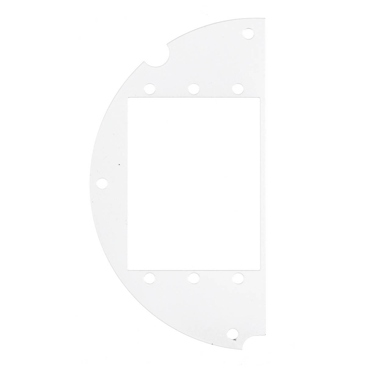 PREMISE WIRING ScrubShield® SystemOne S1R6SPA 50/50 Split (3) Extron® AAP Opening/Left Side/Standard Sized Sub Plate, Composite