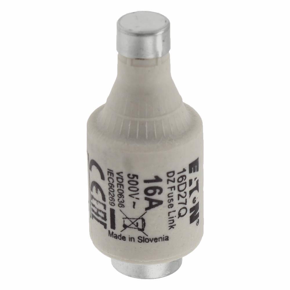 Edison 16D27Q Fast Acting Fuse, 16 A, 500 VAC, 50 kA Interrupt