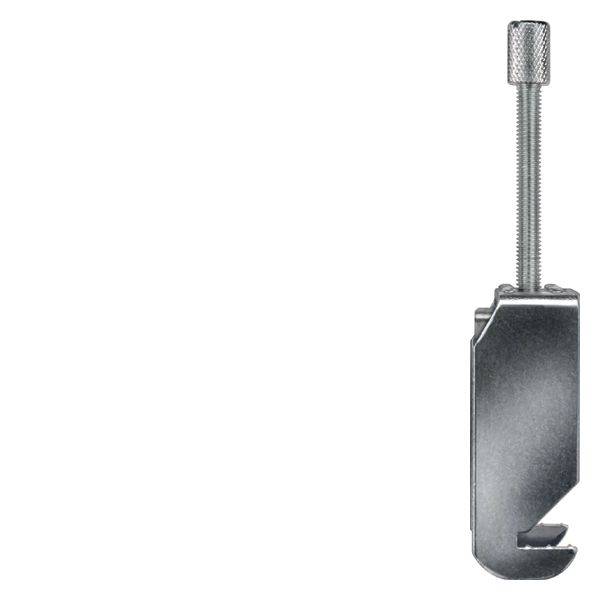 Siemens 8WH91300DA00 Shield Terminal, For Use With 8WH ALPHA FIX Terminal Block, 35 mm DIN Rail Mount, Screw Connection, 40 mm Spacing Contact, 3 to 35 mm Dia Terminal, Metal, Gray