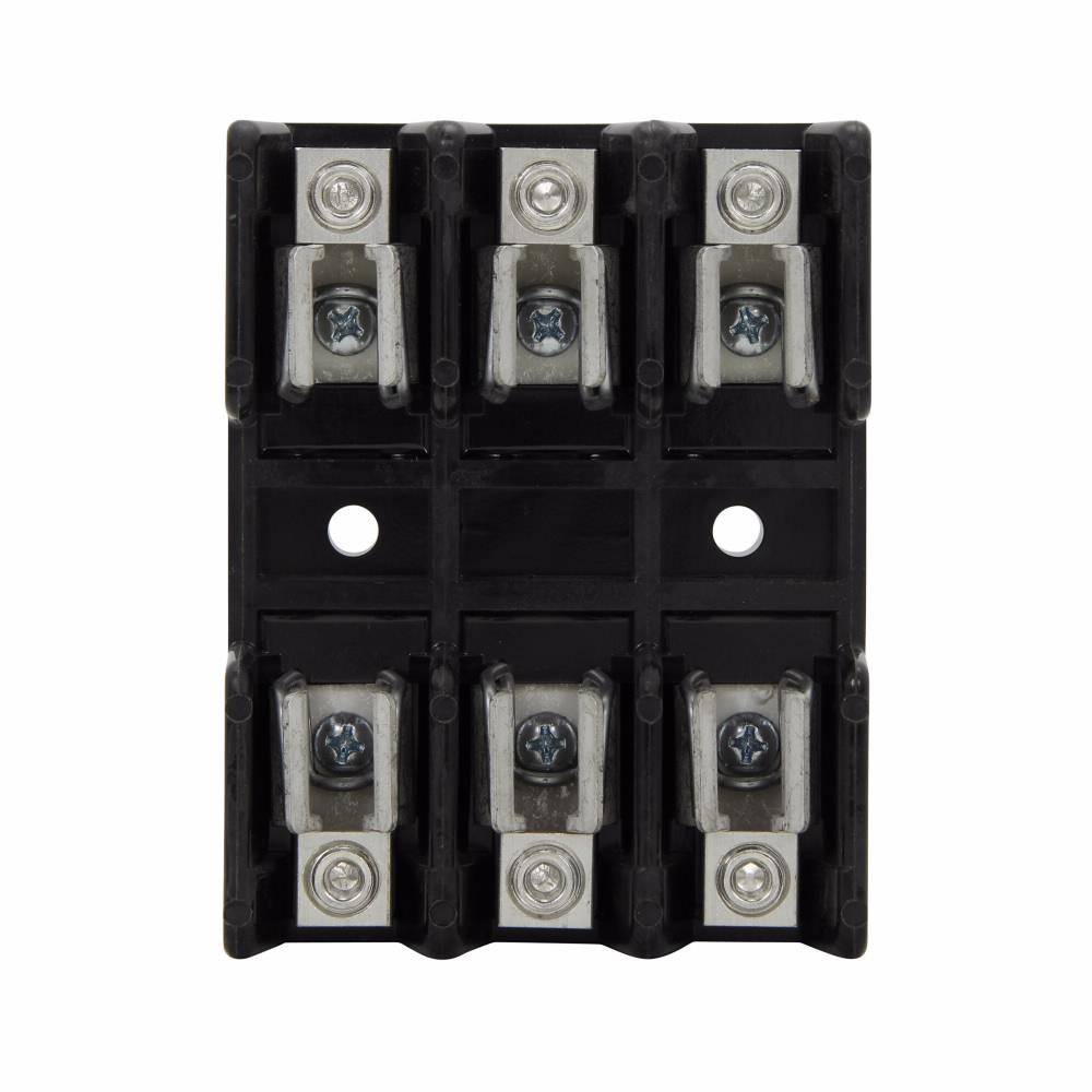 Bussmann G30060-3CRH Open Fuse Block, 480 V, 35 to 60 A, Class: G, 14 to 2 AWG Cu, 8 to 2 AWG Aluminum Wire, 3 Poles