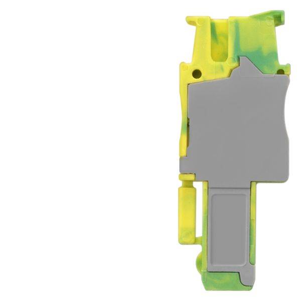 Siemens 8WH90401CB07 Non-Bridgeable Plug-In Coupling With 0.08 to 2.5 sq-mm Spring Loaded Connection, 500 VAC, 24 A, Right Construction, DIN Rail Mount