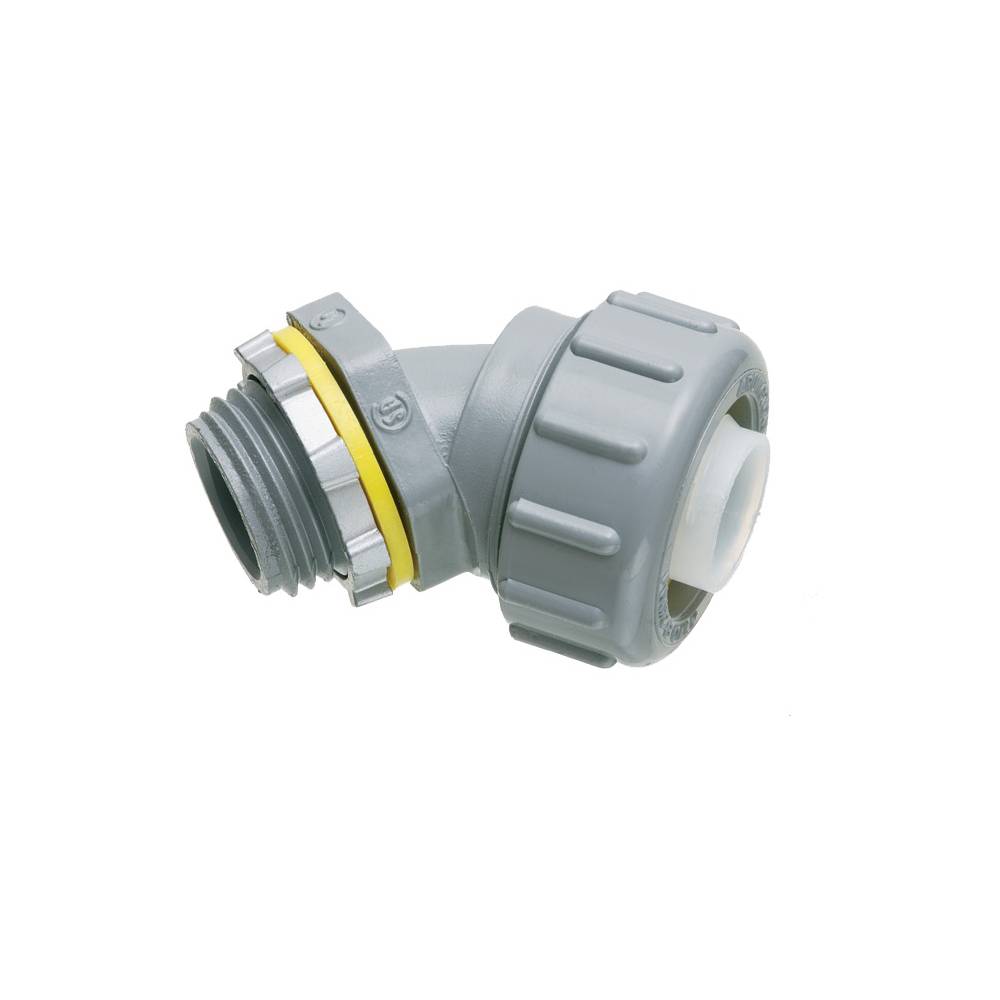 Arlington NMLT45100 Form B Connector, 1 in Trade, 45 deg, Plastic