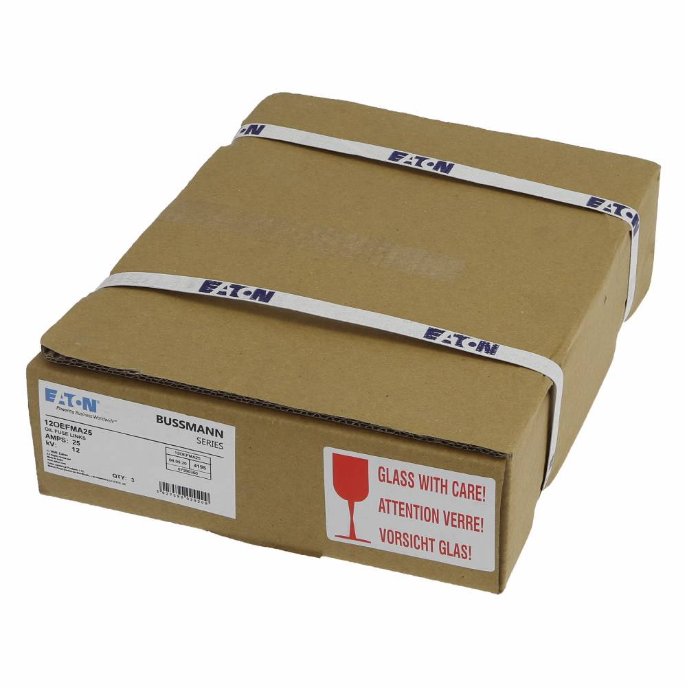 Bussmann 12OEFMA25 British Standard Medium Voltage Oiltight Fuse Link, 12 kV, 25 A
