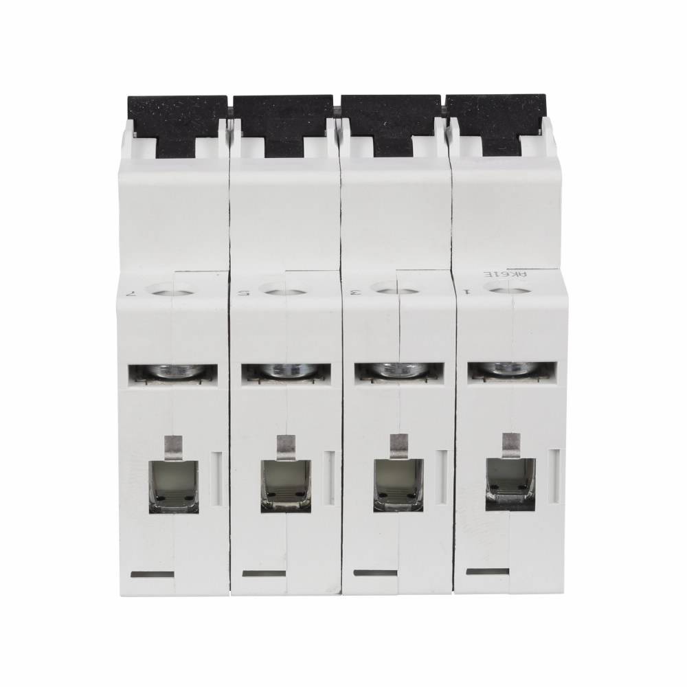 EATON FAZ-B1/4 Supplementary Protector, 480Y/277 VAC, 1 A, 7.5/15 kA Interrupt, 4 Poles, B-Curve Trip