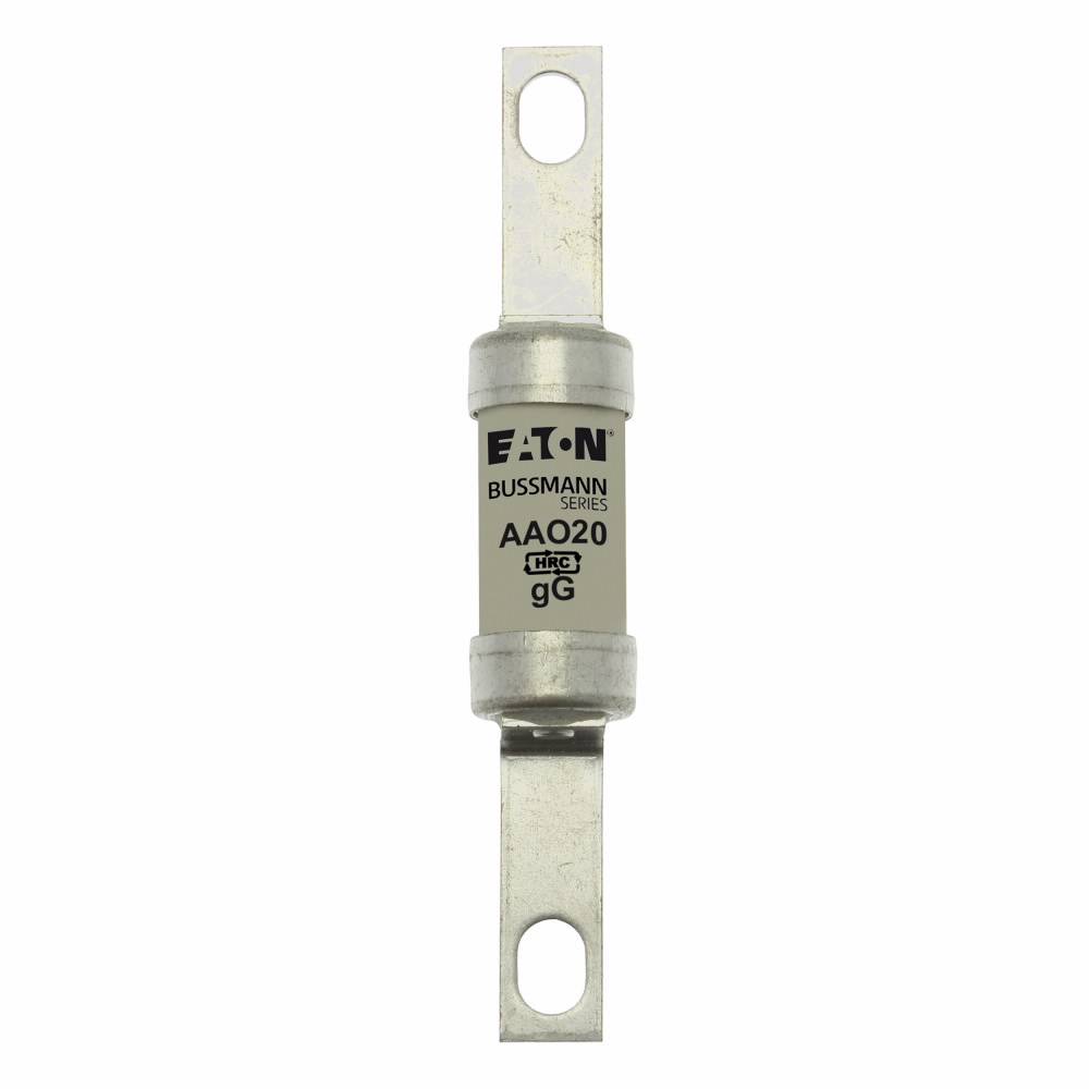 Edison AAO20 Low Voltage HRC Fuse Link, 550 VAC, 20 A, Ceramic