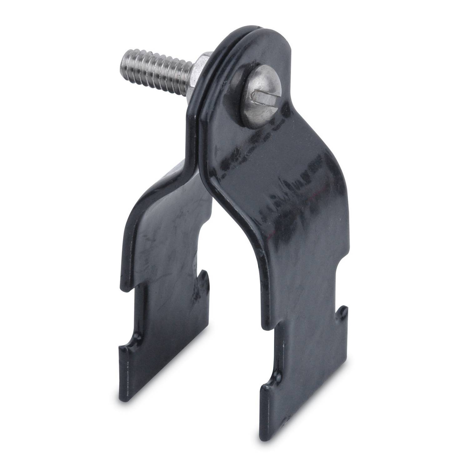 Ocal® SS21/2-G Pipe Strap, 2-1/2 in, For Use With 1-5/8 in, 1-1/2 in Strut, Steel, PVC Coated