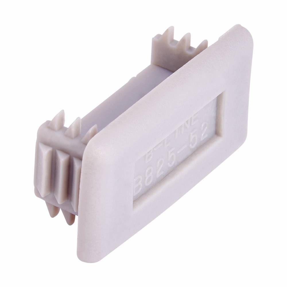 B-Line B825-52GRY End Cap, For Use With 13/16 x 1-5/8 in B52, B54 Series Channel, Polyurethane