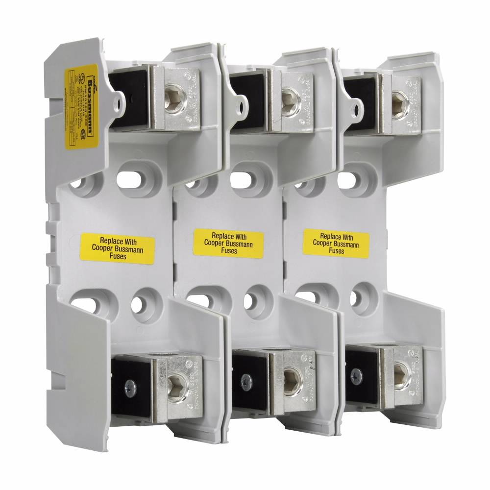 Edison HM25100-1CR HM250 Modular Fuse Block, 250 VAC, 100 A, H Class, 14 to 1/0 AWG Wire, 1 Pole