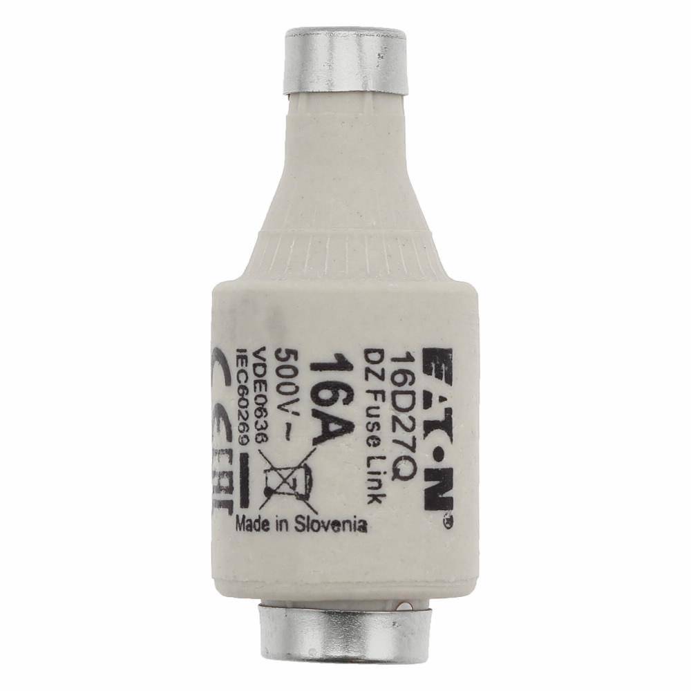 Edison 16D27Q Fast Acting Fuse, 16 A, 500 VAC, 50 kA Interrupt