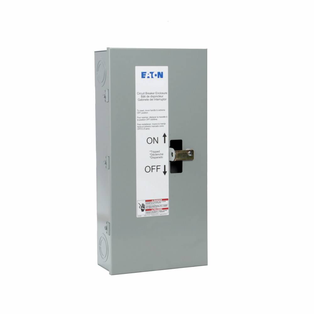 EATON SFDN100 C Series Circuit Breaker Enclosure With Knockout, 19.13 in L x 9.13 in W x 5.2 in H, NEMA 1, Steel