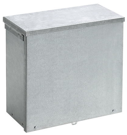 Hoffman A10R106GV A Style Body Enclosure With Knockout, 10 in H x 10 in W x 6 in D, Screw Cover, NEMA 3R/IP32 NEMA Rating, Steel