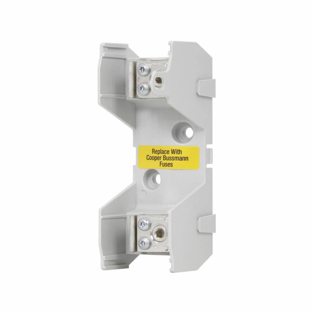 Edison BK/JM60100-1CR Knife-Blade Modular Fuse Block, 600 V, 100 A, 3 to 1/0 AWG Solid, (2) 6 to 4 AWG Cu Stranded Wire, 1 Pole