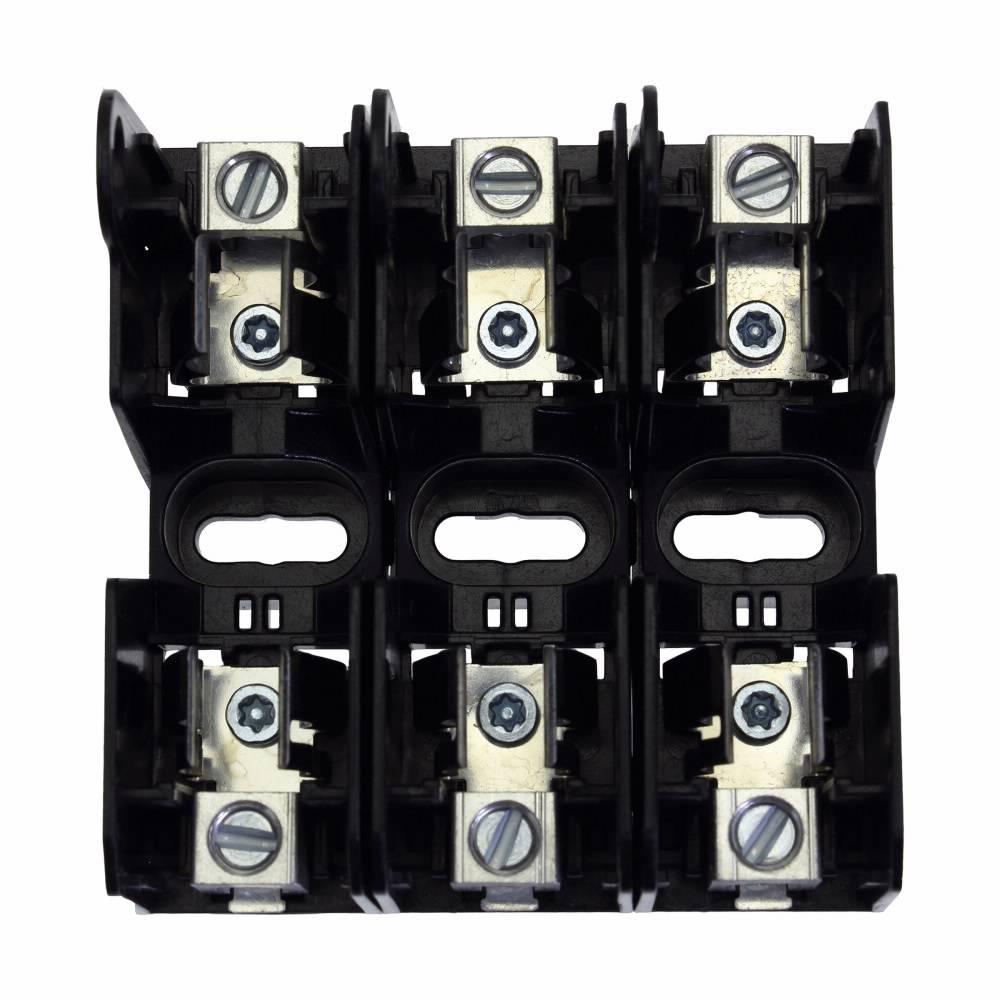 Edison JM60030-3CR Fuse Block, 600 VAC, 1/2 to 30 A, Class: J, 14 to 2 AWG, 8 to 2 AWG Wire, 3 Poles