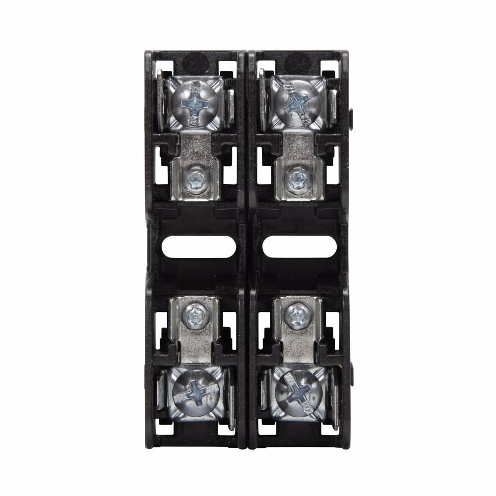 Bussmann BCM603-2PQ Modular Fuse Block With Pressure Plate, 600 VAC, 30 A, 18 to 10 AWG Wire, 2 Poles
