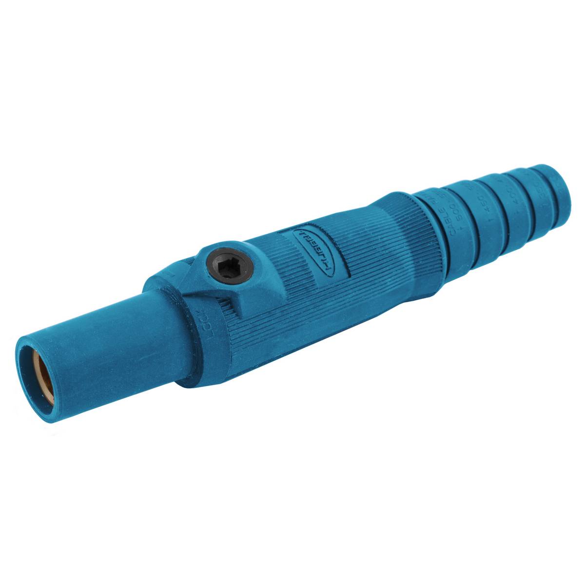 Wiring Device-Kellems HBL15FBLM2 15 Series 1-Pole Female Insulated Standard In-Line Plug With SC/PPC Cord, 150 A, 8 to 2 AWG Wire, Setscrew Connection