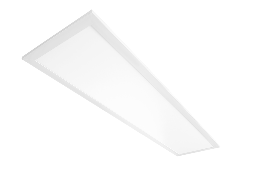 RAB EZPAN1X4-30N/D10 EZPAN™ Standard Edgelit Panel Light, LED Lamp, 30 W Fixture, 120/208/240/277 VAC, Aluminum Housing