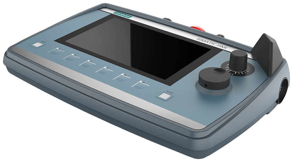 Siemens SIMATIC HMI 6AV21458GB010AA0 KTP700F 2nd Generation Mobile HW, 24 VDC, 7 in TFT Widescreen/LED Backlighting Display, 6 Keys, PROFINET, Ethernet, SD Card Slot, USB 2.0, Multimedia Card