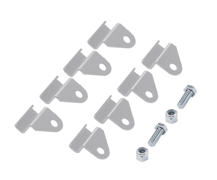 Hoffman LAJSKW DCR Adjustable Junction Splice Kit, For Use With Ladder Rack System, Steel, White