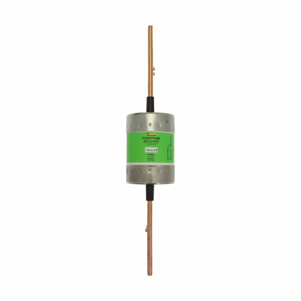Bussmann Fusetron™ FRS-R-225 Advanced Protection Current Limiting Energy Efficient Low Voltage Time Delay Fuse, 225 A, 600 VAC/300 VDC, 200 kA Interrupt, RK5 Class, Cartridge Body