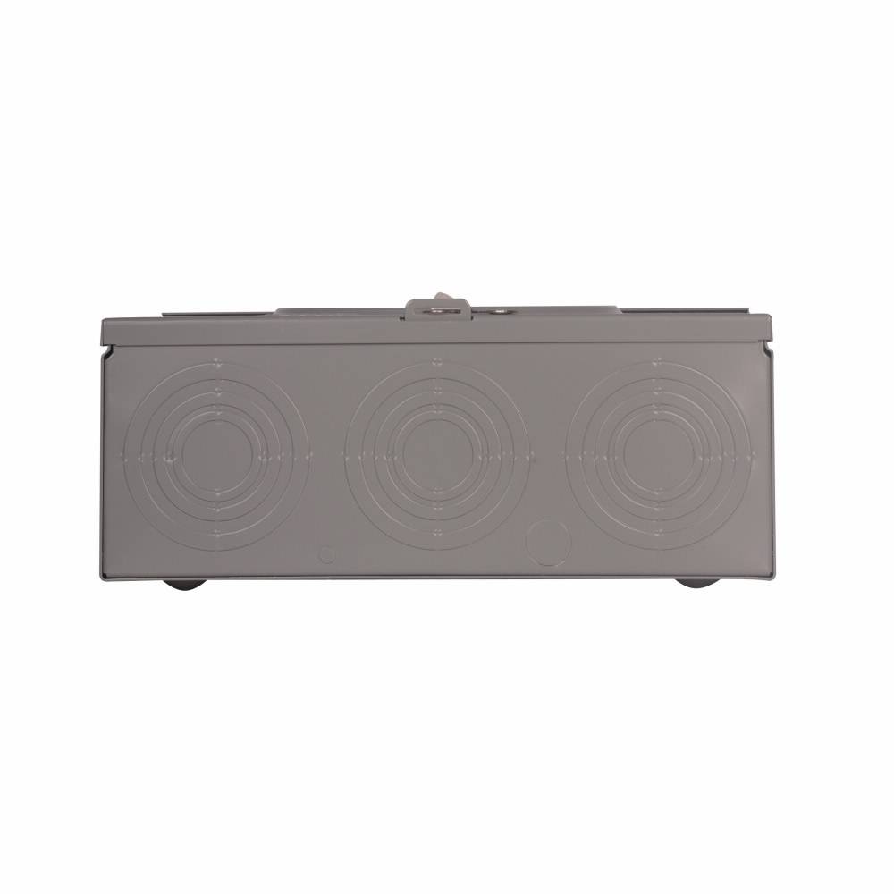 EATON Cutler-Hammer 1008826ACH 3-Wire 1-Position Residential Service Single Meter Socket, 600 VAC, 200 A, 1 Phase