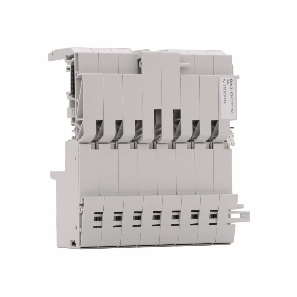 EATON XN-B3T-SBC 3-Level Connection Block Plug-In I/O Base Module, Spring Cage Wire Clamp, For Use With XN-16DO-24VDC-0.5A-P Digital Output Module