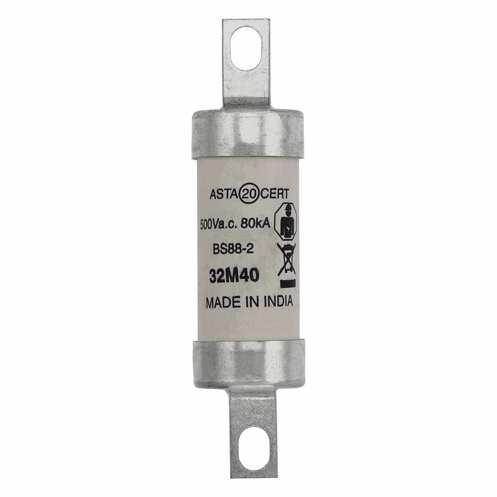 Edison AAO32M40 Non-Indicating Fuse Link, 550 VAC, 40 A, Ceramic