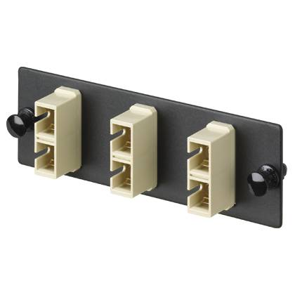 Panduit® Opticom® FAP3WEIDSCZ Duplex Loaded Fiber Optic Adapter Panel, SC End A,) OM1 Singlemode Fiber