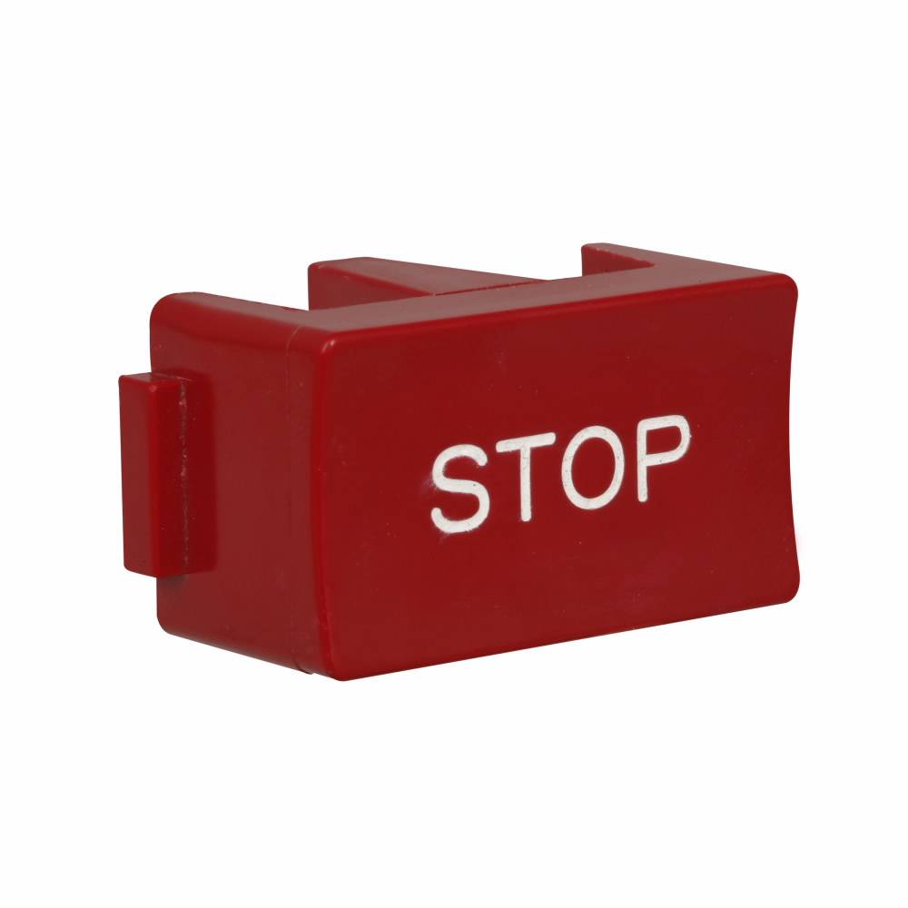 EATON 53-1317-11 Pushbutton Cap, 30 mm, NEMA 4/4X/13 NEMA Rating, STOP Legend