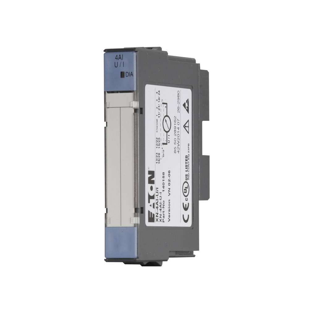 EATON XN-4AI-U/I Analog Input Module, 4 Inputs, 16/12 bit Resolution