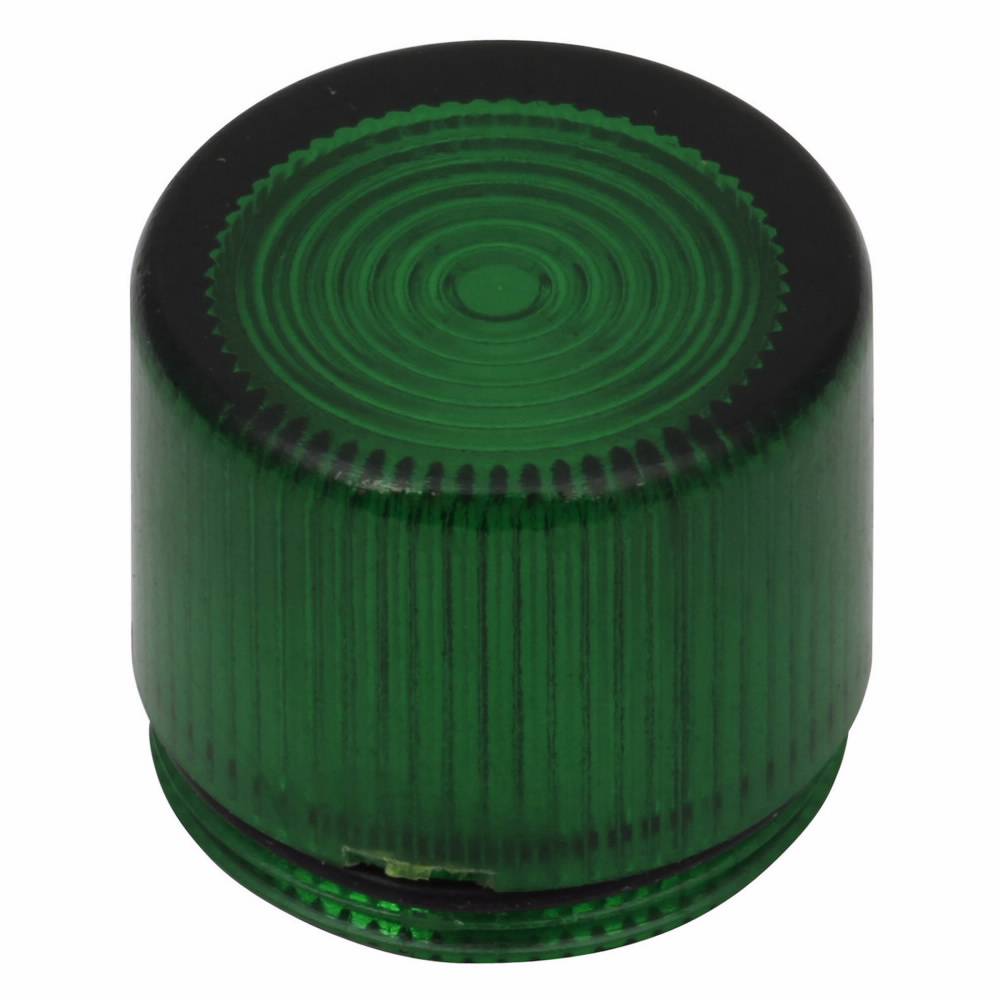 EATON 10250TC22 Blank Heavy Duty Oiltight/Watertight Operator Lens, 0.9 in L x 0.9 in W x 0.8 in H, NEMA 1/2/3/3R/4/4X/12/13/IP65, Round, Plastic