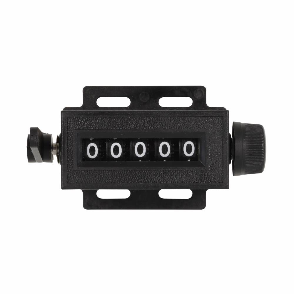 EATON 5-X-1-1-L X Series Counter Totalizer, 5 Digits, White-On-Black Background Display