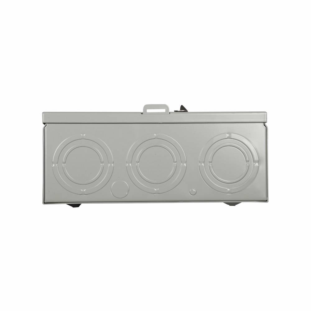 EATON Cutler-Hammer 1009741CH 3-Wire 1-Position Commercial/Residential Service Single Meter Socket, 600 VAC, 200 A, 1 Phase