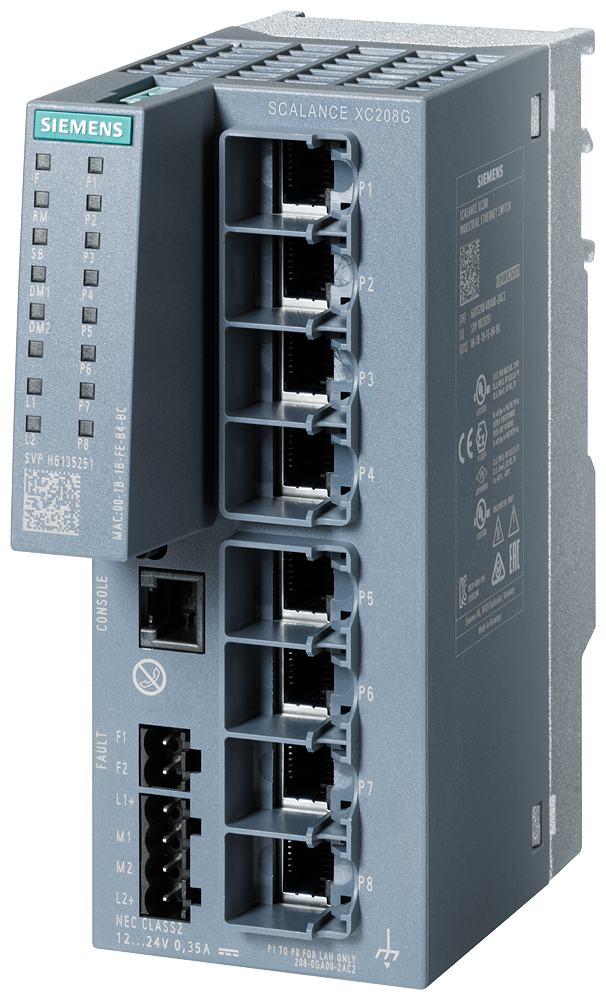 Siemens SCALANCE 6GK52062GS000AP1 XC-200 Promotional Package, RJ-45 Port