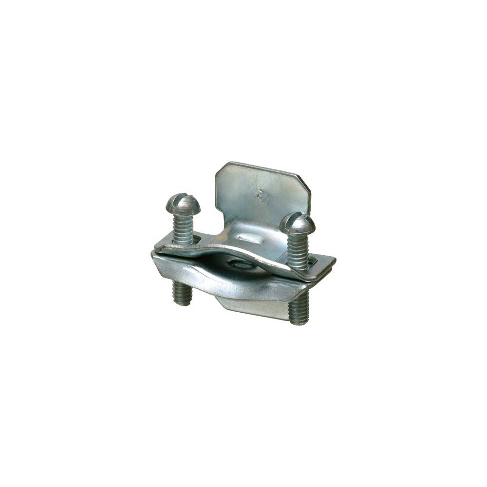 Arlington BT50 2-Piece Oval Cable Connector, 1/2 in Trade, 0.25 to 0.6 in Cable Openings, Steel, Plated