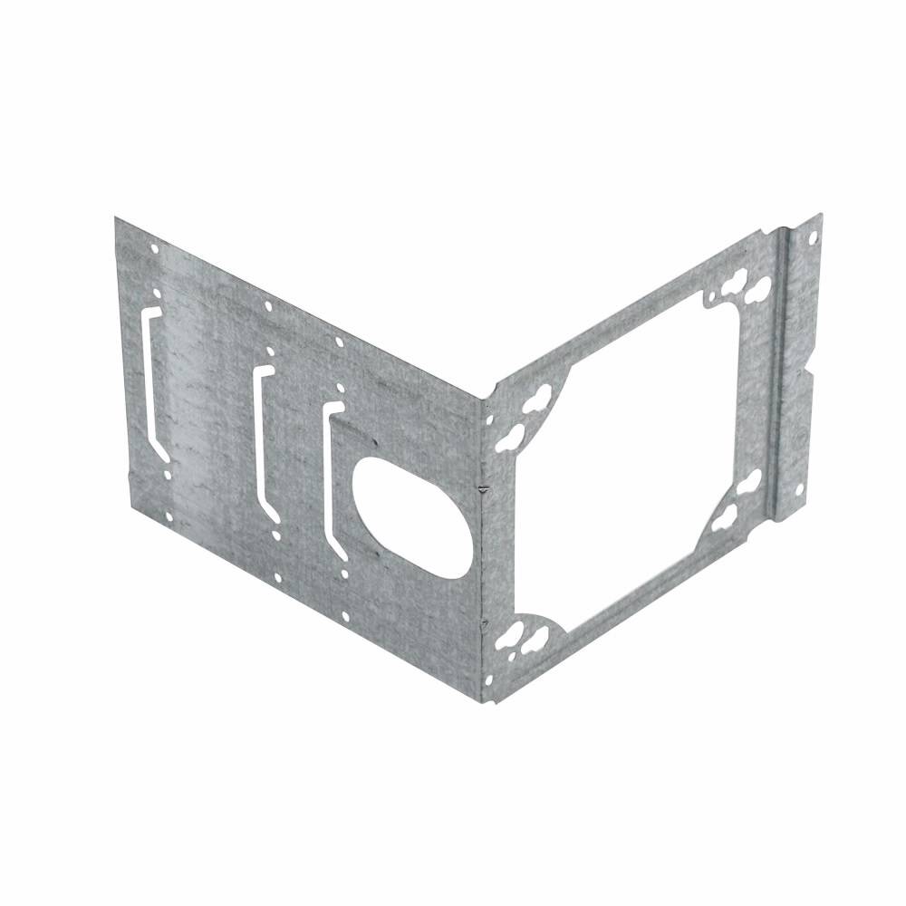 EATON B-Line BB4-6 Box Support, 4 x 4-11/16 in Box, Panel Mount, Steel, Pre-Galvanized