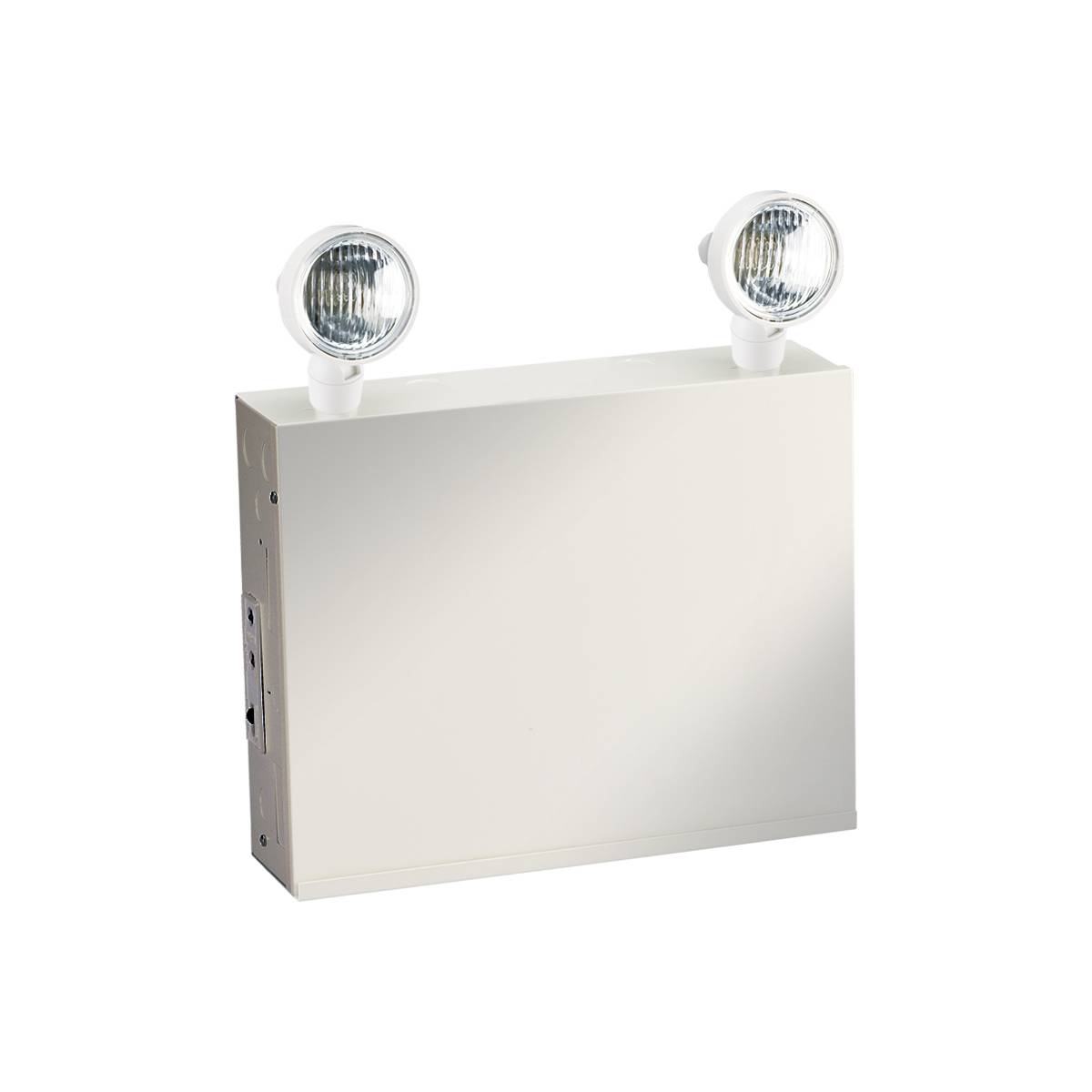 Emergi-Lite® 12ESL100/2LI 12ESL/ESL Self-Powered Standard Head Emergency Lighting System, 5 W LED/MR16 Lamp, 120/347 VAC, 12 VDC, 2 Heads, Steel