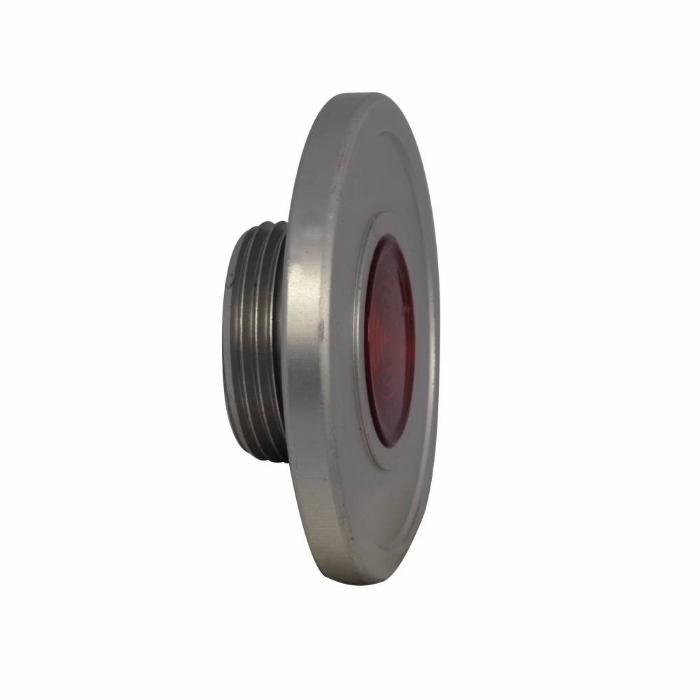 EATON 10250TC65 Blank Heavy Duty Oiltight/Watertight Operator Lens, 1.6 in L x 1.6 in W x 1.5 in H, NEMA 1/2/3/3R/4/4X/12/13/IP65, Round, Aluminum