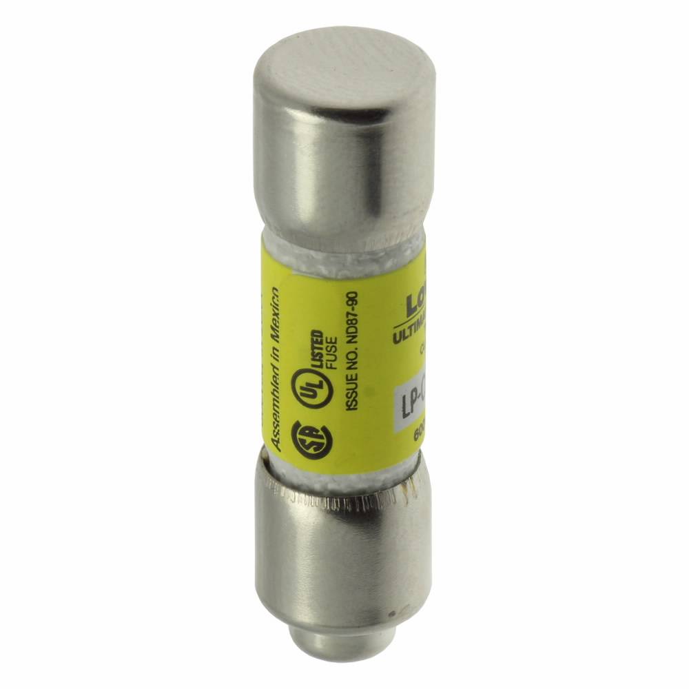 Bussmann Low-Peak™ LP-CC-1/2 Current Limiting Time Delay Fuse, 0.5 A, 600 VAC/300 VDC, 20/200 kA Interrupt, CC Class, Cartridge Body