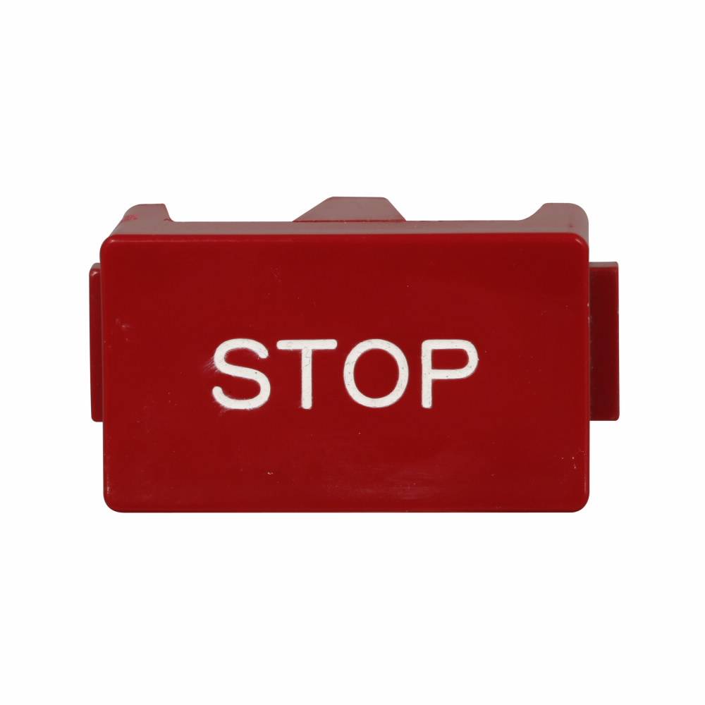 EATON 53-1317-11 Pushbutton Cap, 30 mm, NEMA 4/4X/13 NEMA Rating, STOP Legend