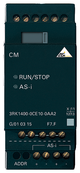 Siemens 3RK1400-0CE10-0AA2 AS-I Function Module, 4 Inputs, 4 Outputs