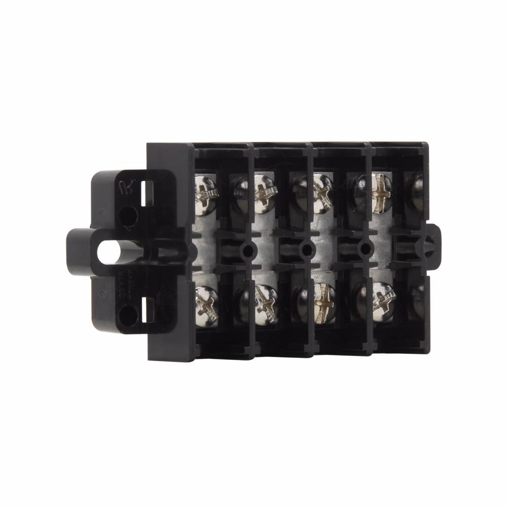 Bussmann KURL10-BP Terminal Block Strips and Barrier Block, 600 V, 60 A, Black