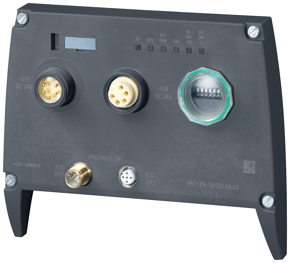 Siemens 3RK13050AS010AA0 PROFIBUS Communication Module, 24 VDC
