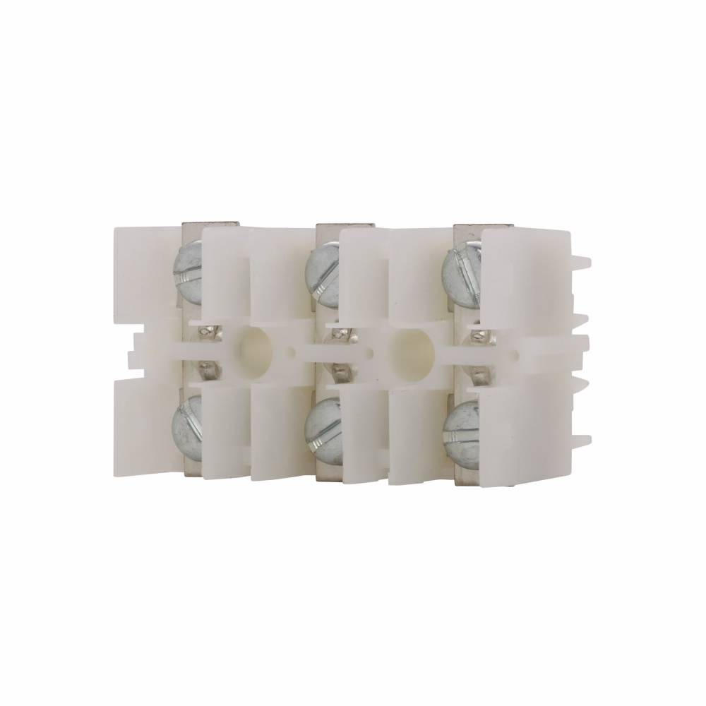 EATON TBAL90 NEMA Modular Panel Mount Terminal Block, 600 V, 115 A, 8 to 4 AWG Wire, 3 Poles, TBA Rail Mount