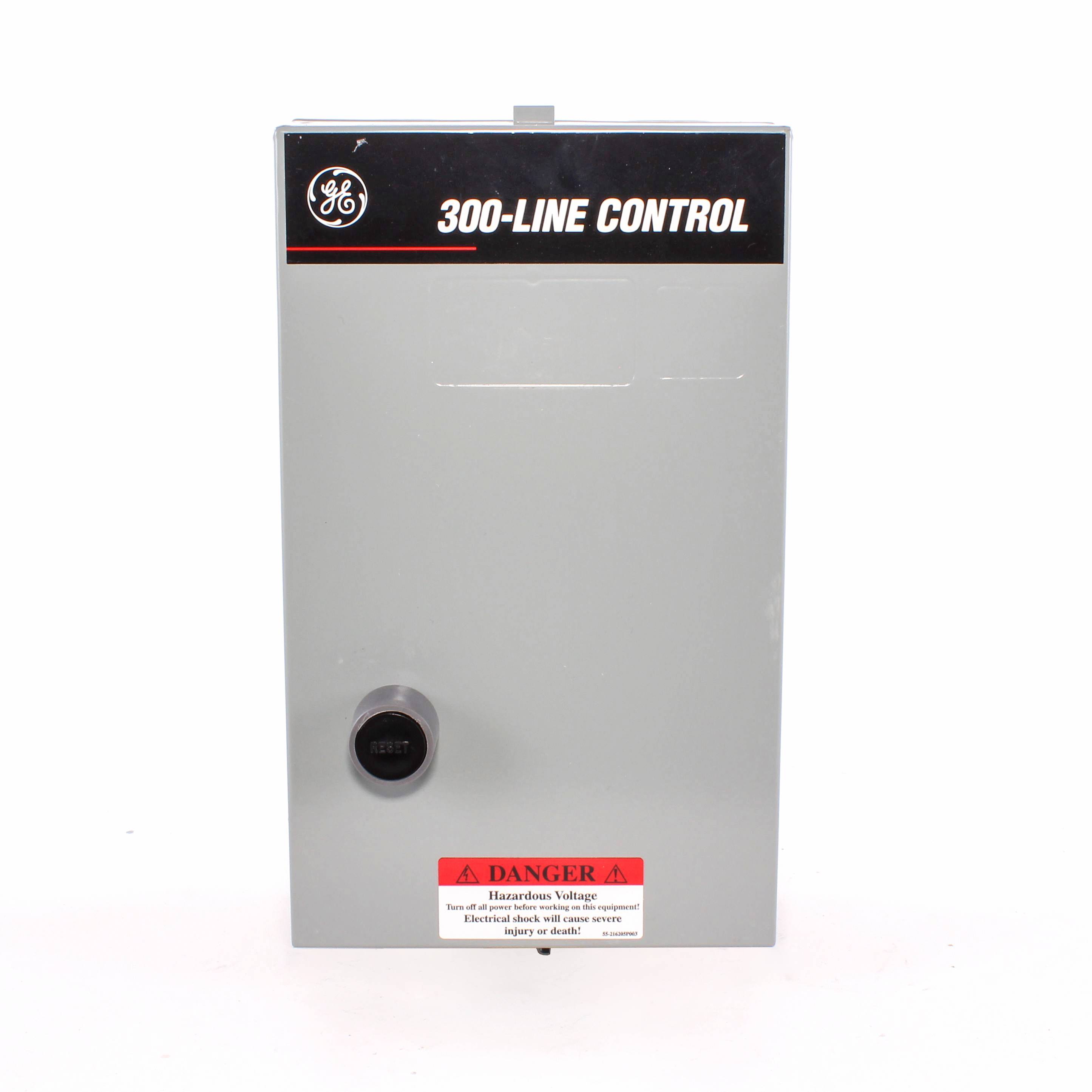 GE CR306C102 300 Line Full Voltage Non-Combination Non-Reversing NEMA Magnetic Starter, 115 to 120 VAC V Coil, 3 Poles, NEMA 1 Enclosure